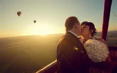 Stunning Hot Air Balloon Wedding Images