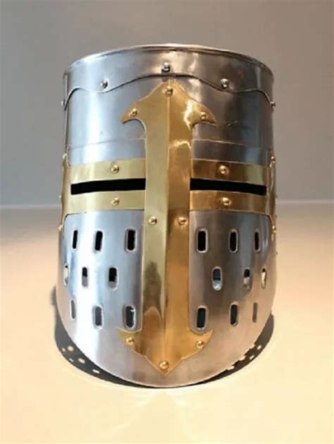 M Di Vale Knight Casque Norman Crusader Templier Viking Avec Doublure