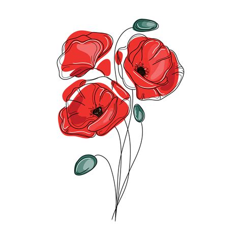 Red Poppy Flower Printable | Best Flower Site