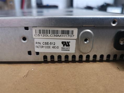 Supermicro CSE-512 ABC-03 Strežnik Xeon E3-1220, 8GB RAM, 2x 500GB HDD