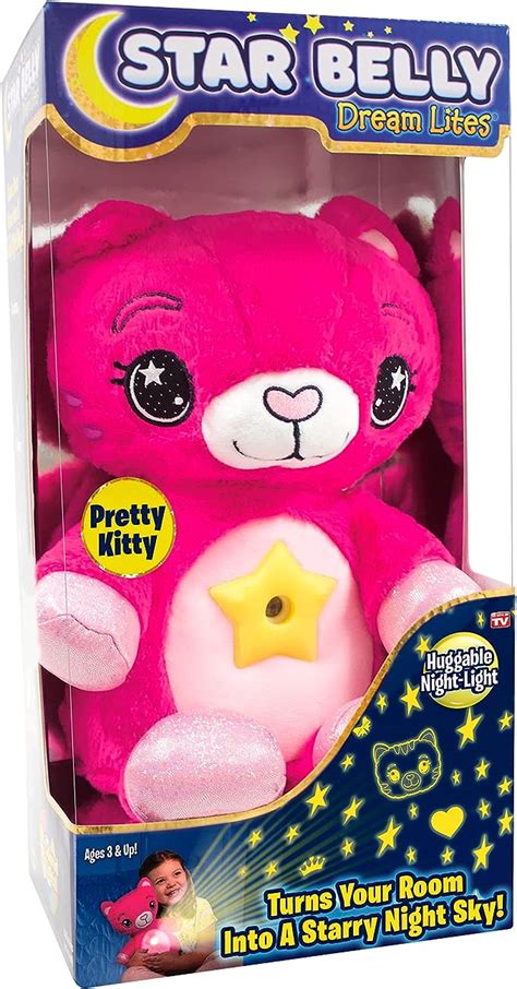 Ontel Star Belly Dream Lites Stuffed Animal Night Light Pretty Pink