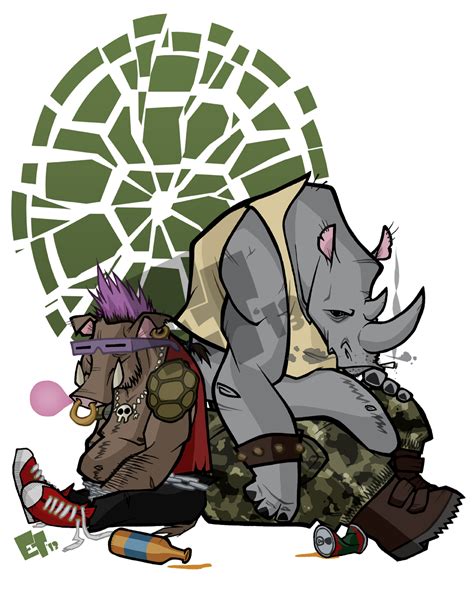 TMNT - Bebop and Rocksteady by edgar1975 on DeviantArt