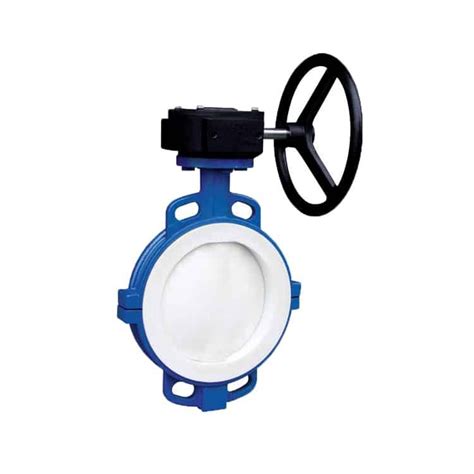 PTFE Lined Butterfly Valve Metic Valve