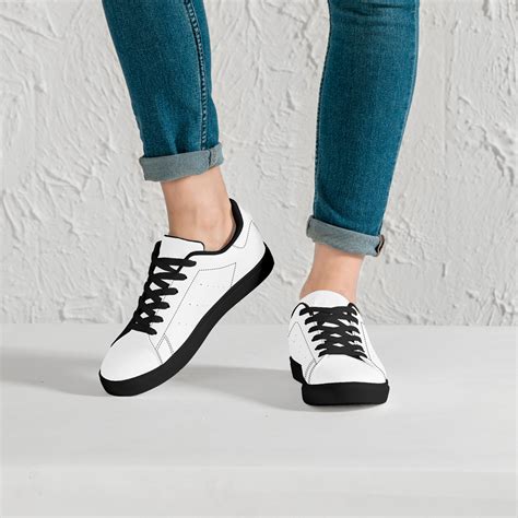 classic  top leather sneakers jetprint