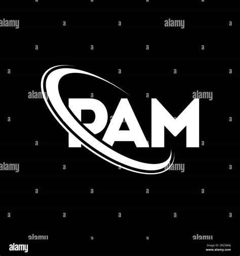 Pam logo design Stock Vector Images - Alamy