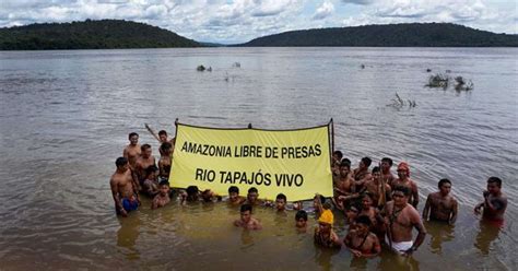 Ndios Protestam Contra Hidrel Tricas No Rio Tapaj S