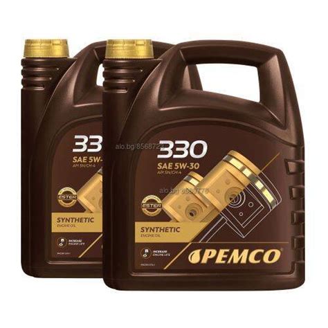2бр х 4л Моторно масло PEMCO iDRIVE LongLife 5W30 Масла, греси ...