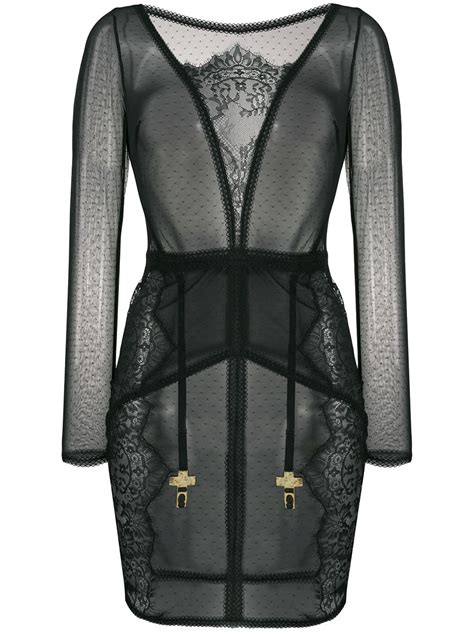 Maison Close 'Inspiration Divine' Kleid | Schwarz | FARFETCH AT