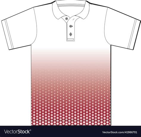 Polo T Shirts Mock Ups Templates Royalty Free Vector Image