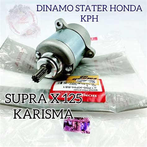 Jual Dinamo Starter Stater Honda Kph Kualitas Asli Original Honda Ahm