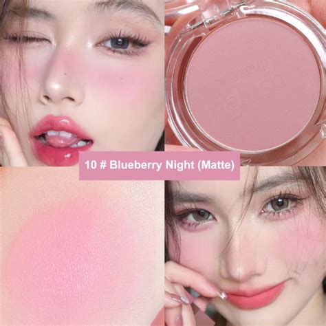 Palet Rias Perona Pipi Warna Warna Eyeshadow Perona Mata Merah Muda