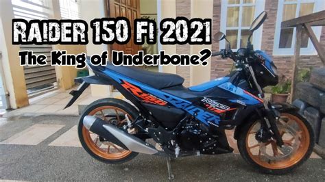 Raider 150 Fi 2021 The King Of Underbone YouTube