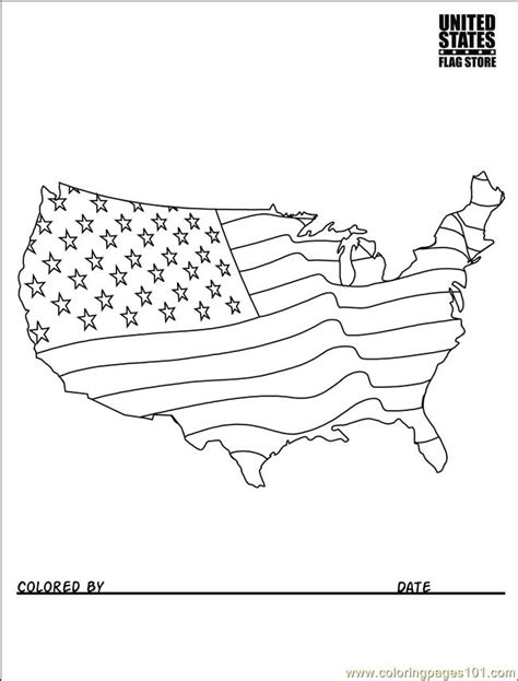 Pledge Of Allegiance Coloring Page Free Coloring Pages