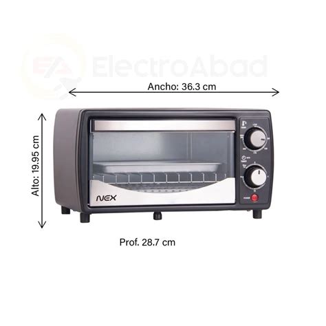 Horno Eléctrico Nex EO900BX 9L ElectroAbad