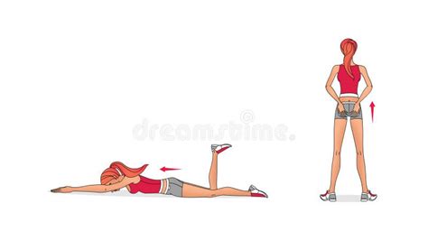 La Chica Joven Está Entrenando Ejercicios Para Fortalecer Los Músculos De La Vagina Y De Los