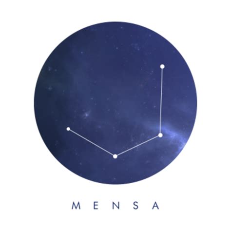 Mensa Constellation - Mensa - T-Shirt | TeePublic