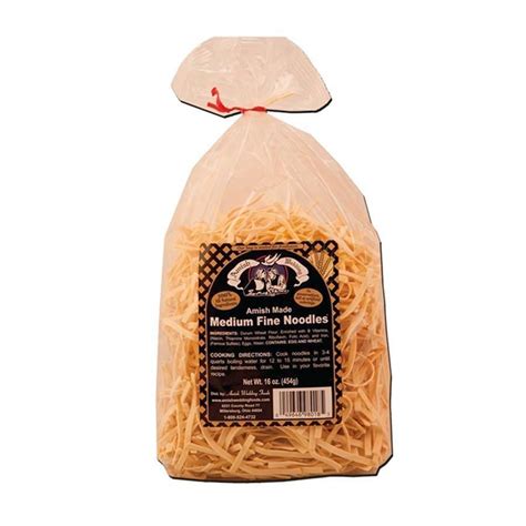 Troyer Amish Wedding Medium Fine Noodles - 16 Oz.