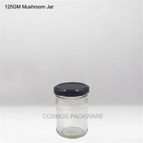 Glass 125ML Mushroom Jar 53MM LC For Pickel Storage At Rs 15 00 Piece