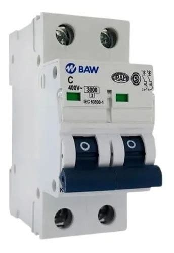 Llave Termica Bipolar X A A Termomagnetica Baw Llaves De Luz