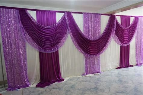 2015 New Design Wedding Backdrop \ Stage Curtain 10ft(H)*20ft(W)-in ...