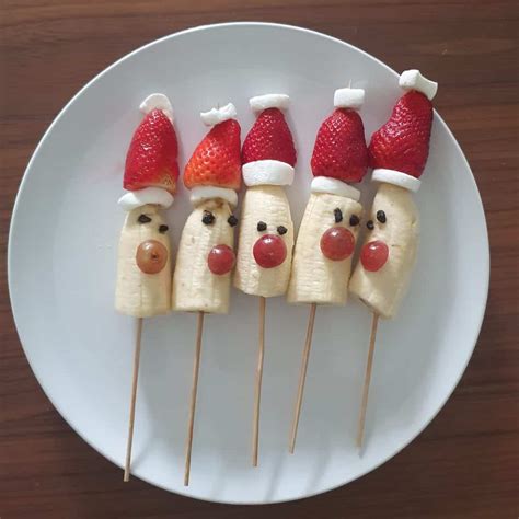 Montessori At Home Santa Claus Fruit Skewers House On The Hill