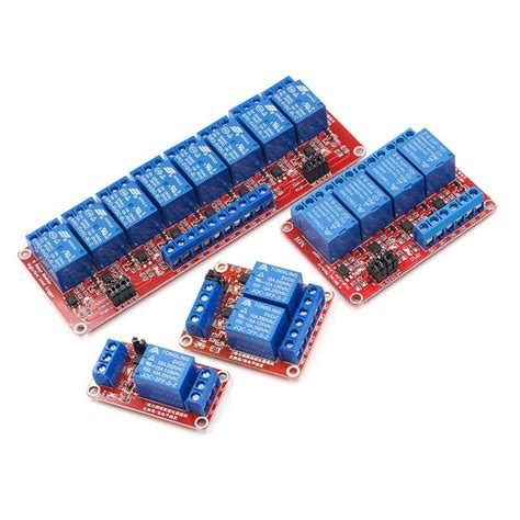 5V 12V 24V 1 2 4 8 Channel Relay Modules High Low Level Kunkune