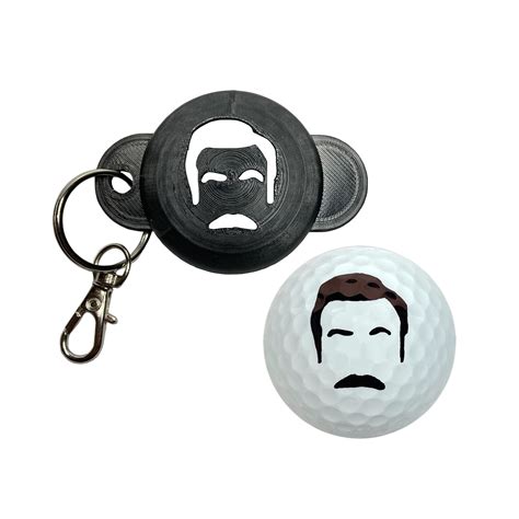 Ted Lasso Golf Ball Stencil Etsy