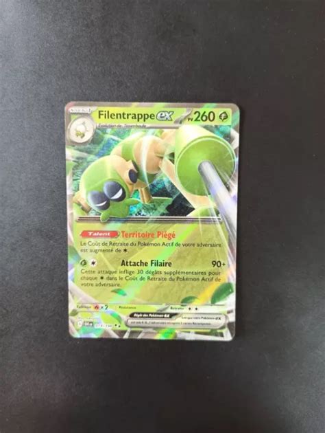 CARTE POKÉMON FILENTRAPPE EX 019 198 Ecarlate et Violet FR Neuf