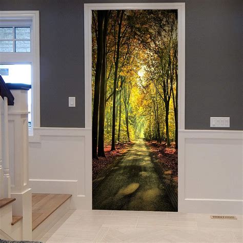 Amazon A Monamour D Door Stickers For Interior Doors Autumn