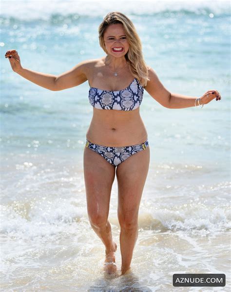 Emily Atack Sexy Bikini Body On The Beach In Queensland Australia Aznude