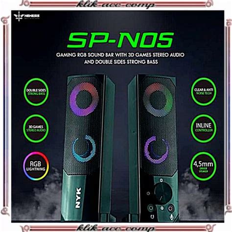 Jual NYK Nemesis Speaker Sounbard Gaming RGB NYK SP N05 Berkualitas Di