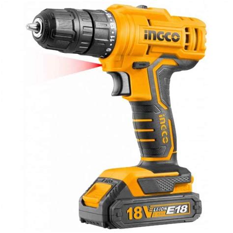 Ingco Lithium Ion Cordless Drill 18v Tisara Power Mart