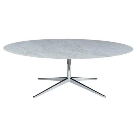 Knoll Mid Century Modern Oval Dining Table Or Desk By Florence Knoll