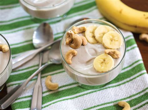 Instant Banana Cashew Yogurt Recipe Dairy Free Soy Free Vegan Raw