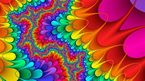 Rainbow Fractal Wallpapers - Top Free Rainbow Fractal Backgrounds ...