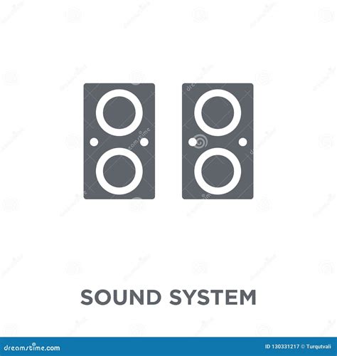 Sound System Icon From Music Collection Stock Vector Illustration Of