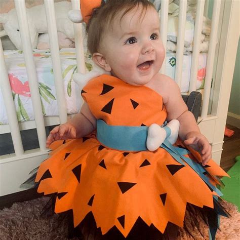 Pebbles Flintstone Costume Months Free Return Pinnaxis