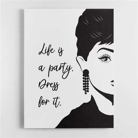 Life Is A Party Dress For It Wall Art