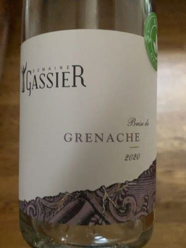 Domaine Gassier Brise De Grenache Vivino Nederland