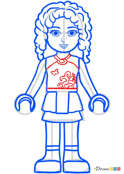 How To Draw Andrea Lego Lego Friends