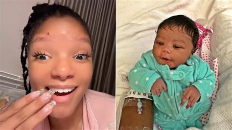 Halle Bailey Confirms Shes Given Birth To Baby Boy During Emotional