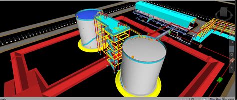 D Modeling Of Onshore Petroleum Refinery In Pds