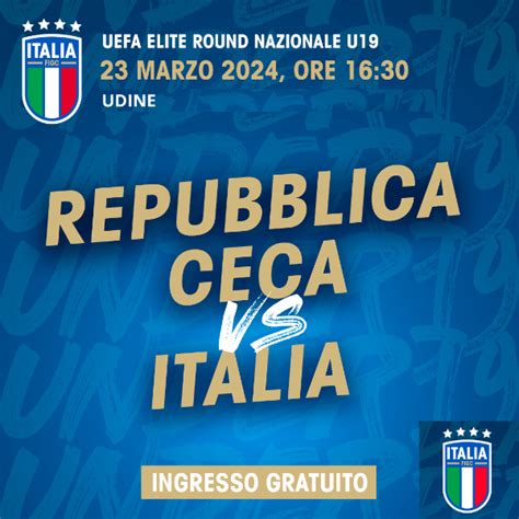 Repubblica Ceca Italia Under 19 Al Bluenergy Stadium