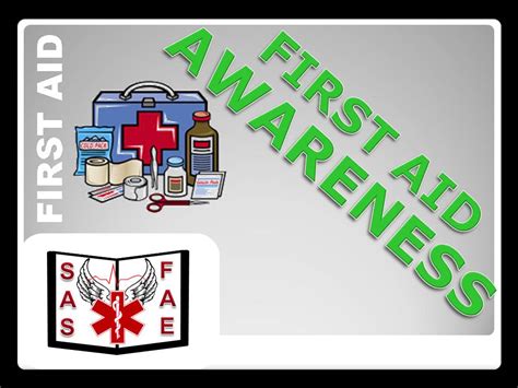 First Aid Awareness Sasfae