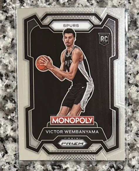 Victor Wembanyama Recrue Panini Prizm Monopoly Rc San Antonio