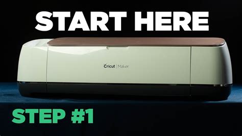 Cricut Maker For Beginners Unboxing Setup First Cut Youtube