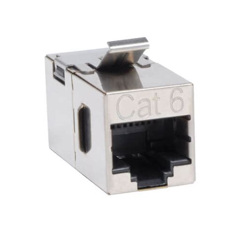 Cat6 Straight Through Modular Shielded Snap-in Coupler | Eaton