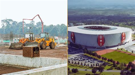 KENYA Talanta Stadium Construction Progress William Ruto Inspection