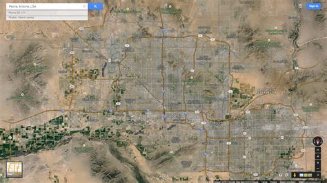 Peoria, Arizona Map