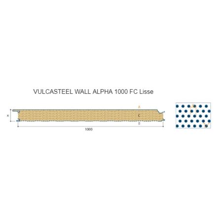 Vulcasteel Wall Alpha Lisse Panneaux Atout Bat